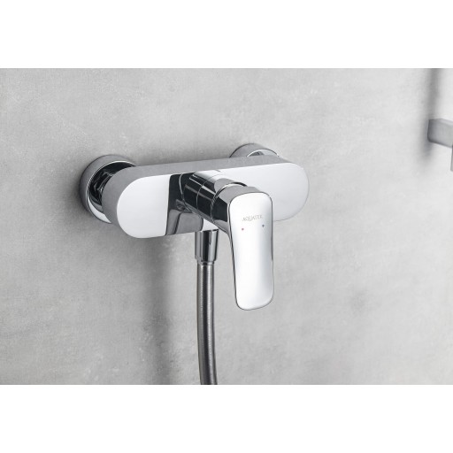 Смеситель для душа AQUATEK Вега AQ1060CR однорычажный хром Смеситель для душа AQUATEK Вега AQ1060CR однорычажный хром